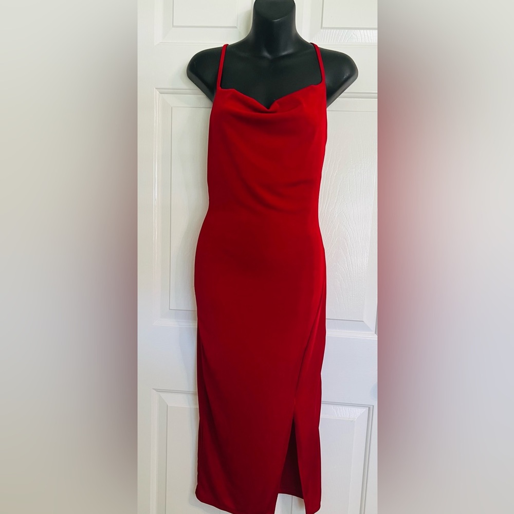 21 Saints Red Body Con Dress